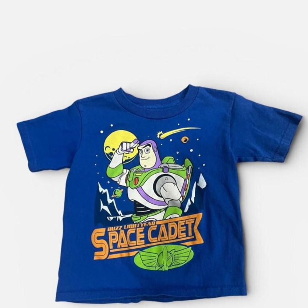 Kids Vintage Style Toy Story Buzz Lightyear Space Cadet Shirt 2T